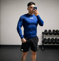 Jersey de Compresión Azul FIRE