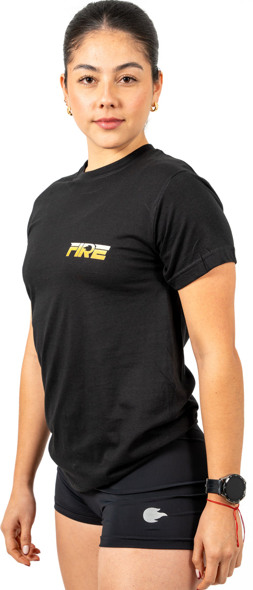 Camiseta Negra - FIRE Woman