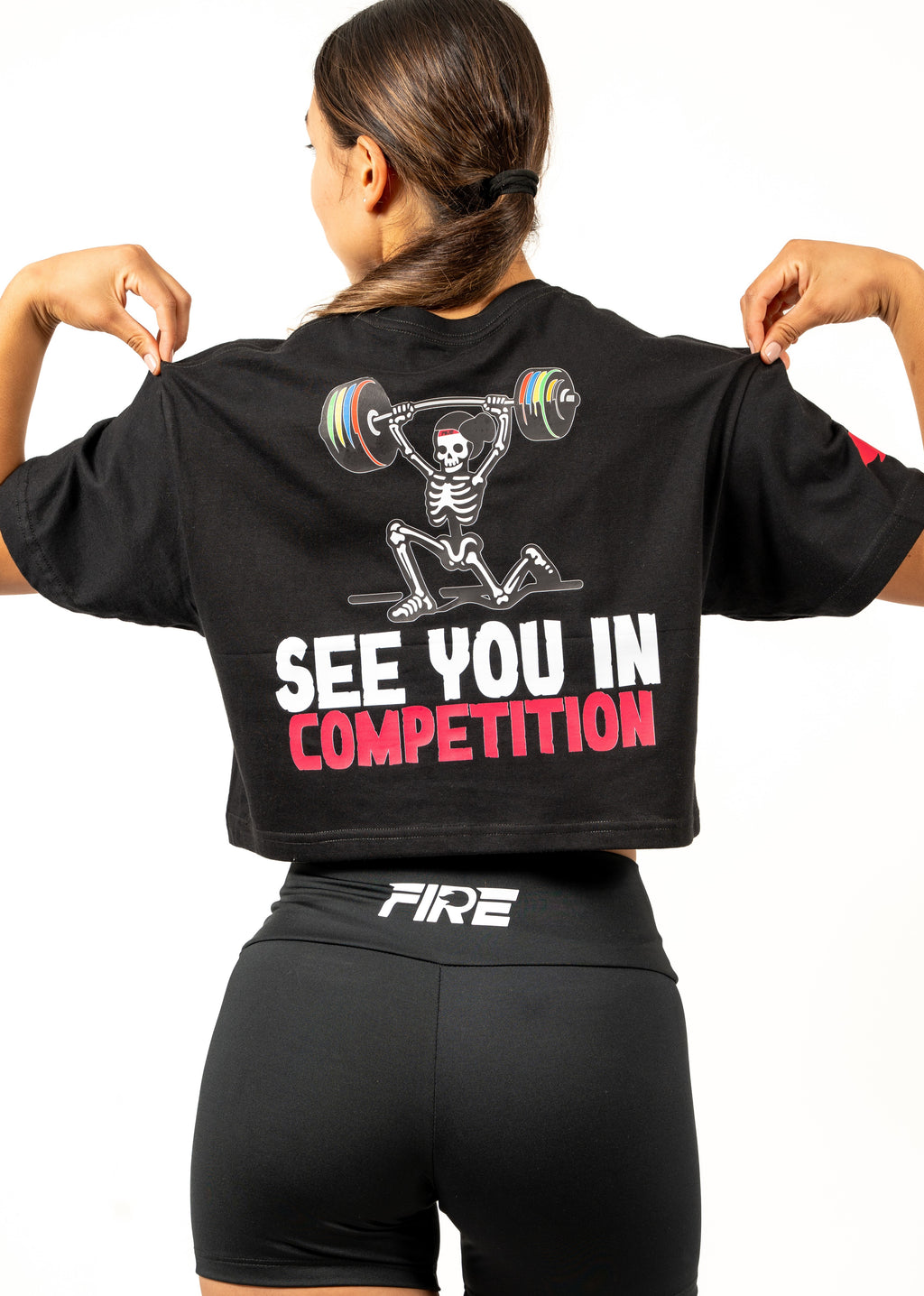 Crop Top Negro - CrossFit Athlete See You In Competition