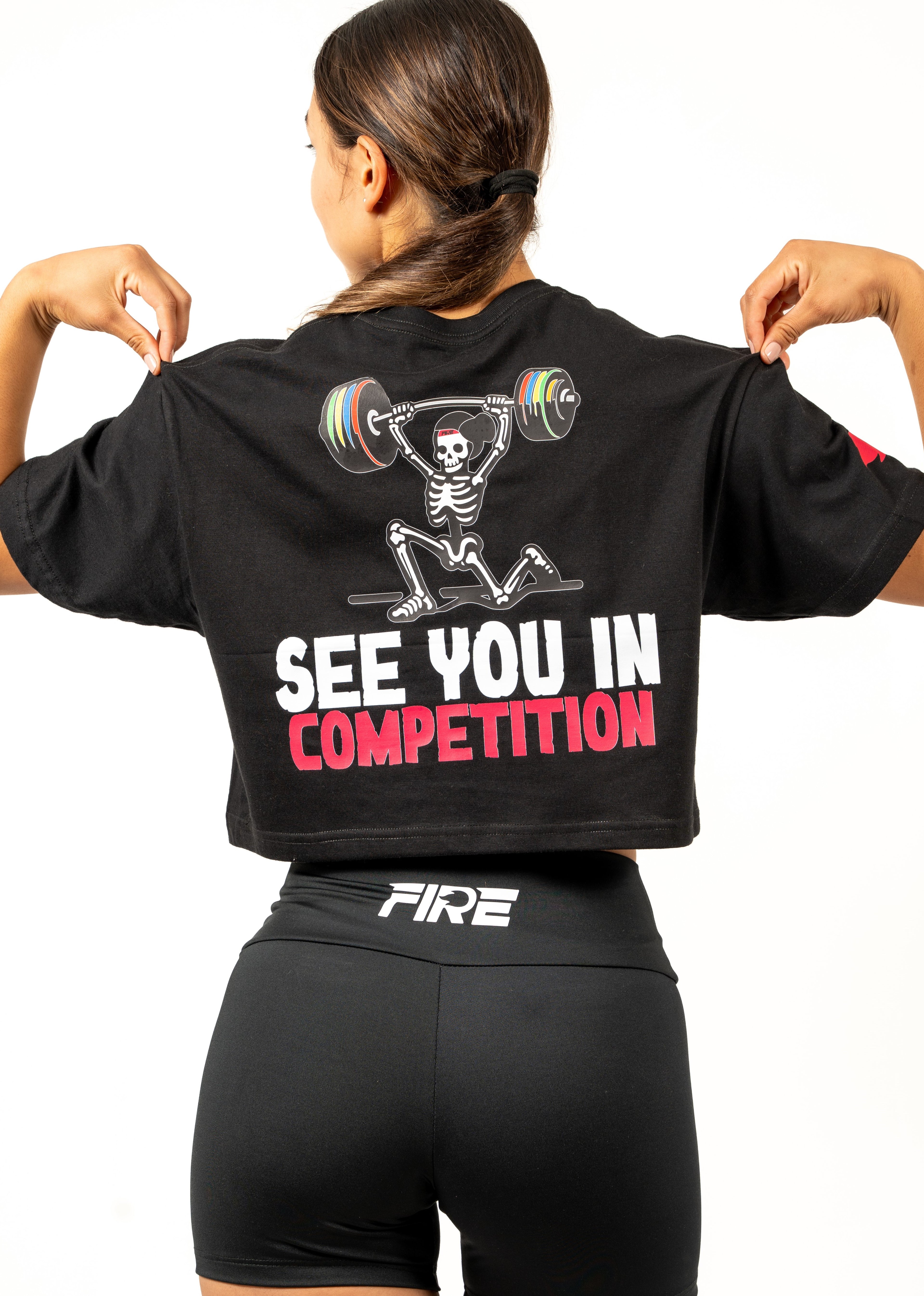 Crop Top Negro - CrossFit Athlete See You In Competition
