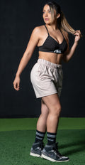 Pantaloneta Algodón Beige - FIRE Mujer