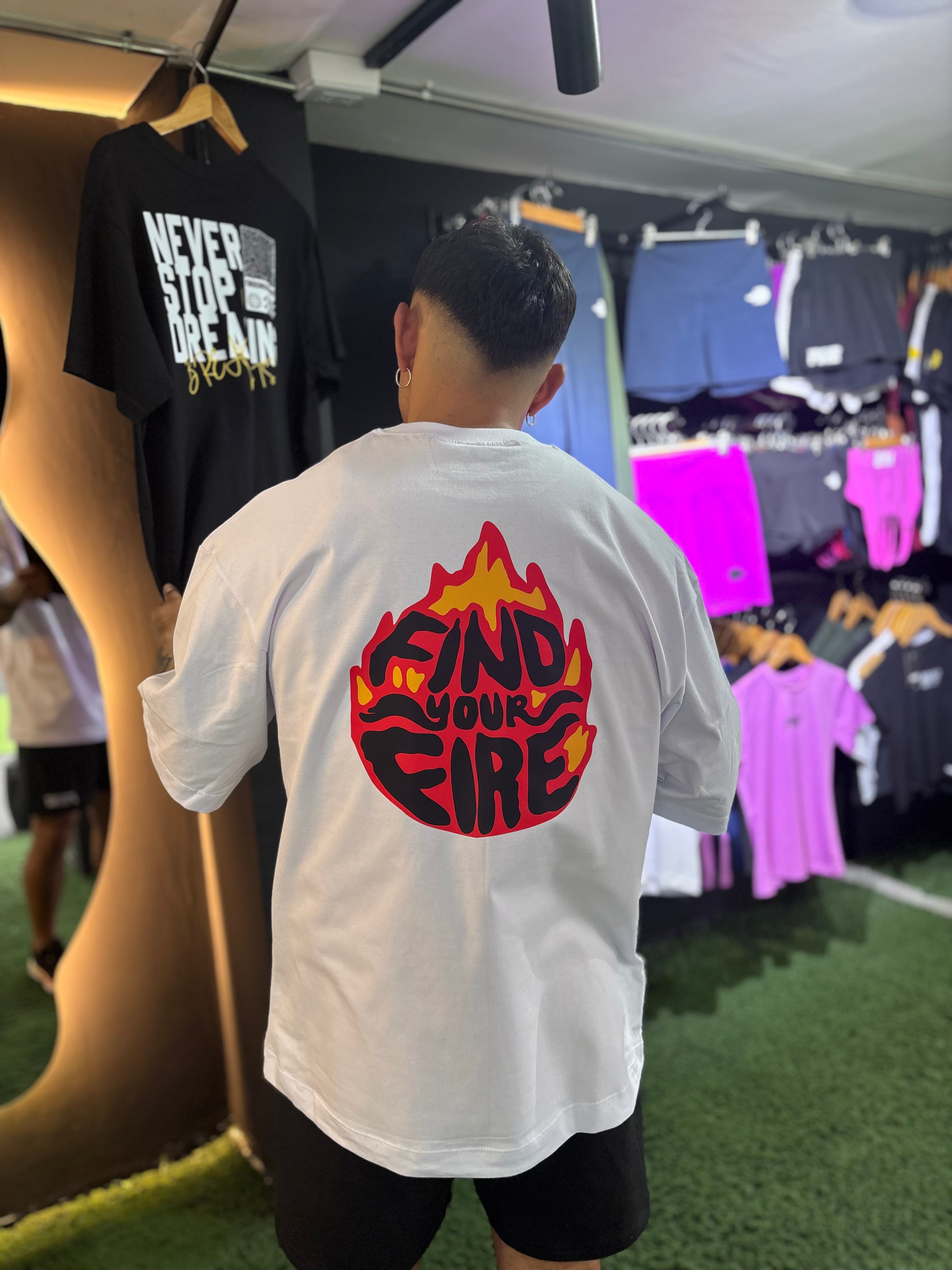 Camiseta Oversize FIRE - Hombre