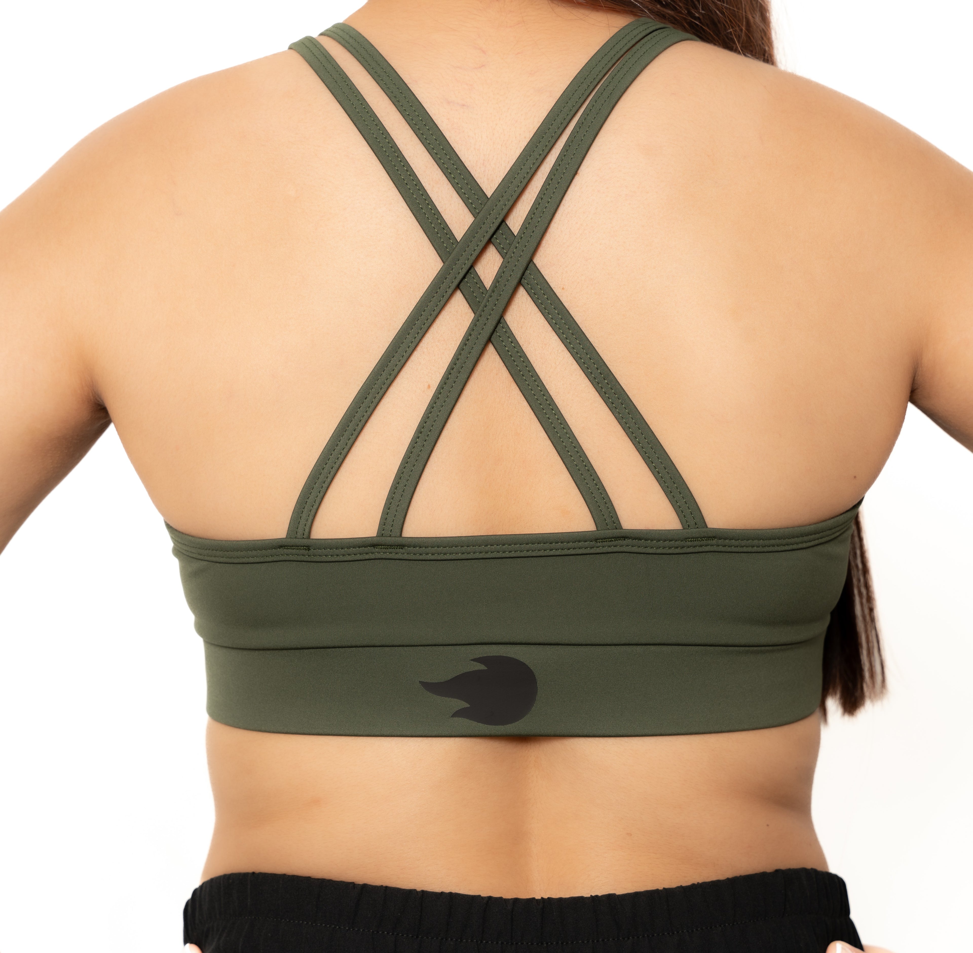 Top Multitiras Verde Militar - FIRE Mujer