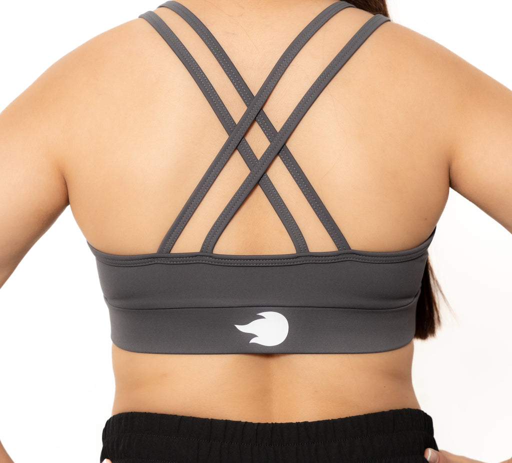 Top Multitiras Gris - FIRE Mujer