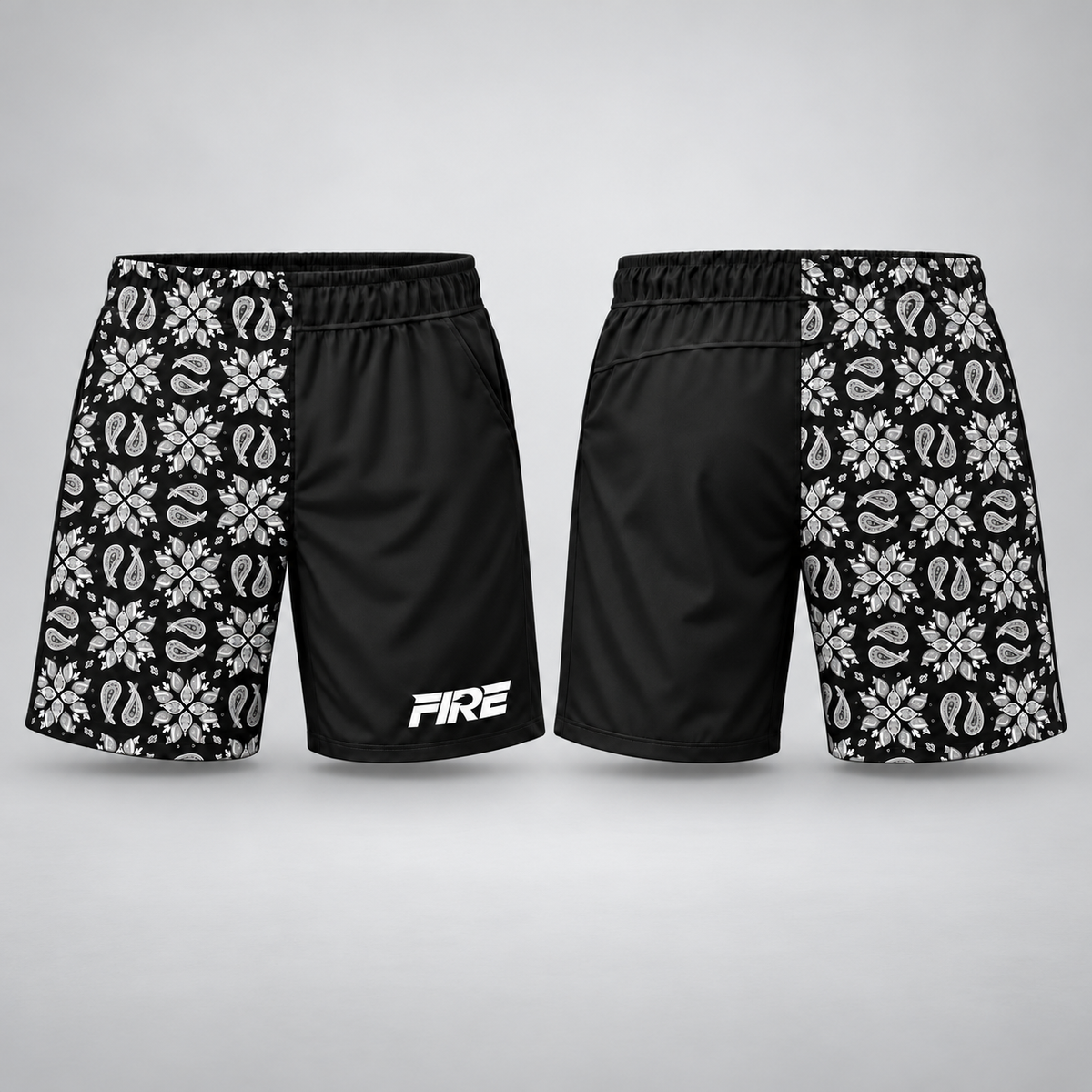 Pantaloneta Deportiva Pañoleta Fire