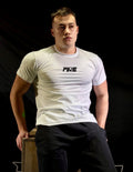 Camiseta Drift Blanca Logo FIRE Negro - Hombre