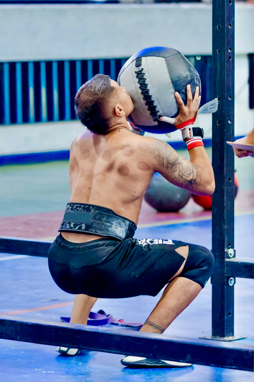 Pantaloneta Deportiva Negra FIRE