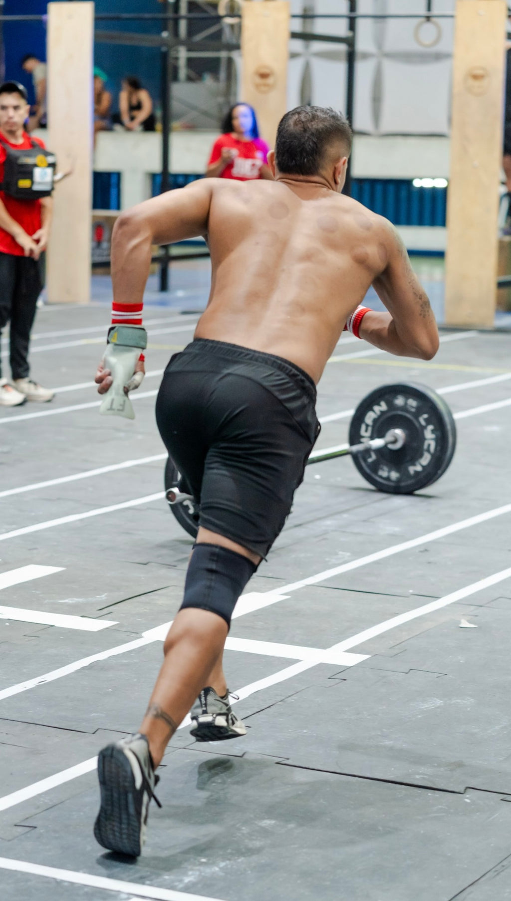 Pantaloneta Deportiva Negra FIRE