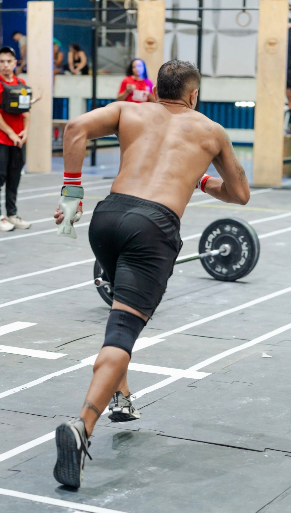 Pantaloneta Deportiva Negra FIRE