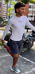 Jersey de Compresión Blanco FIRE