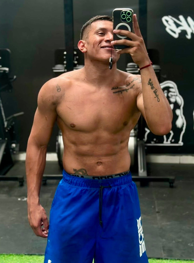 Pantaloneta Deportiva Azul Rey FIRE
